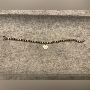 Tiffany Blue® Heart Tag Bead Bracelet in Silver, 4mm